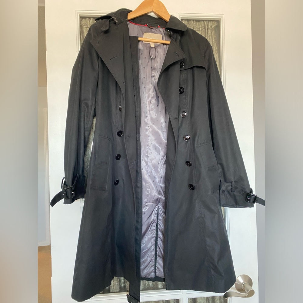 Banana Republic Black Trenchcoat